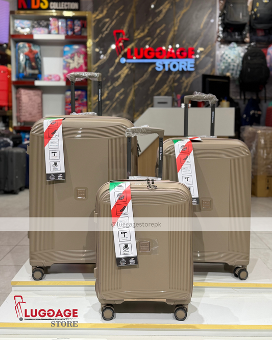 Berg Germany Luggage – 100% Unbreakable PP Hard Shell Suitcase with Expandability & 360° Wheels