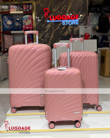 Dovelle Luggage - Lightweight Polypropylene Travel Suitcase with 360° Wheels