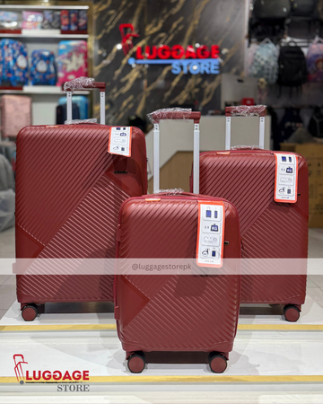 US Polo Luggage - Lightweight Polypropylene Travel Suitcase with 360° Wheels