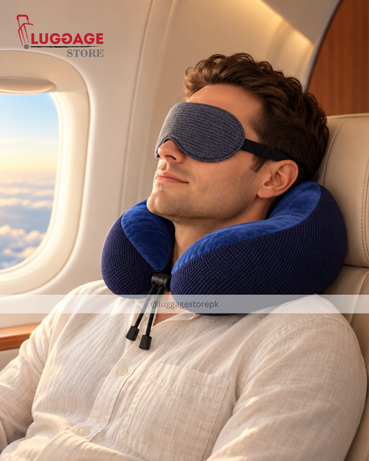 Travel Neck Pillow – U-Shaped Support Cushion for Airplane, Car & Home Use