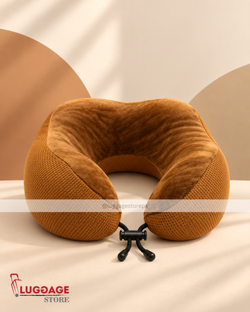 Travel Neck Pillow – U-Shaped Support Cushion for Airplane, Car & Home Use