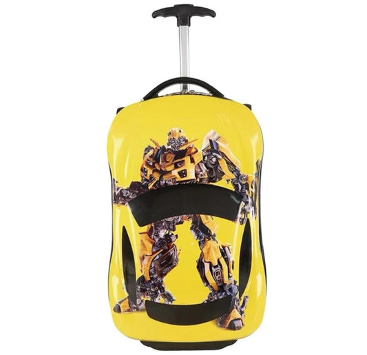 "18 inch cartoon car kids trolley luggage with 360 wheels