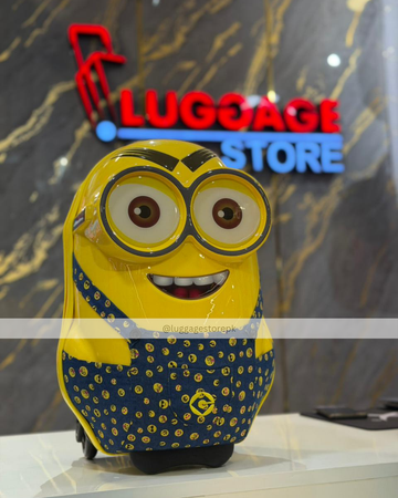 Minion Adventure Kids Ride-On Luggage – Hard Shell Travel Suitcase for Kids