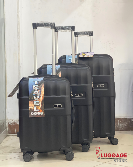 IT Luggage 3-Piece Polycarbonate Set – Lightweight Spinner with Digital Lock