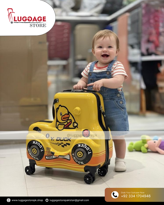 Train Trolley Kids Luggage | Hard-shell Trolley Suitcase