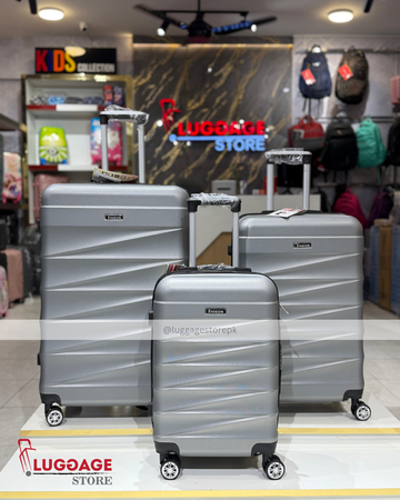 Pigeon 3-Piece Hardside Luggage Set – ABS, 360° Spinner Wheels, Waterproof
