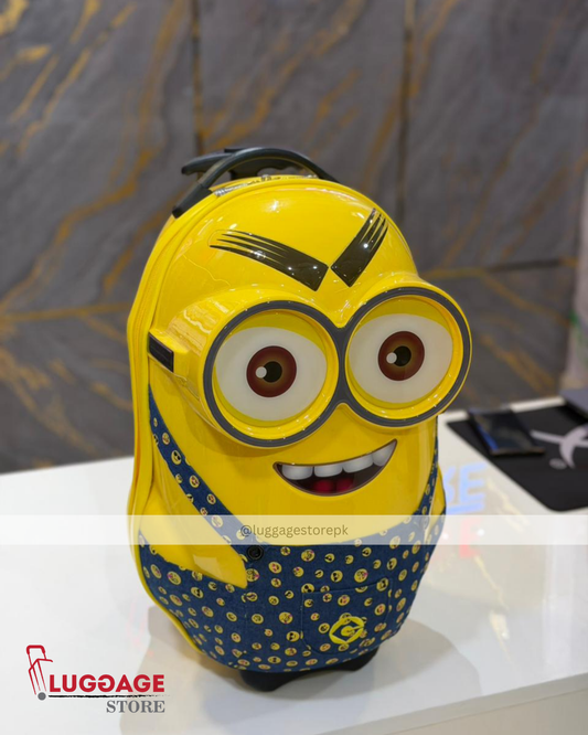 Minion Adventure Kids Ride-On Luggage – Hard Shell Travel Suitcase for Kids