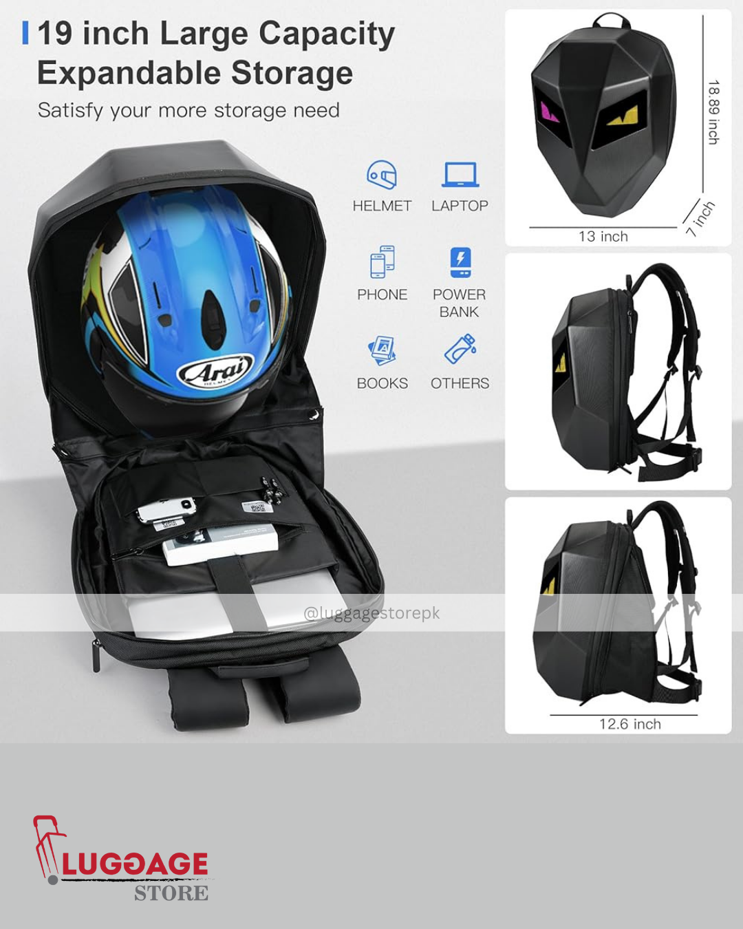 Eye Rider LED Eye Rider Backpack - Laptop backpack