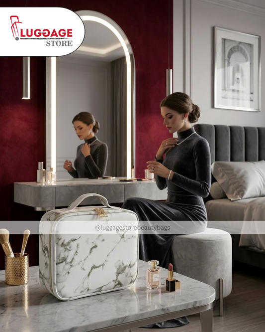 Partition Cosmetic Box – Travel Makeup Organizer with Partitions