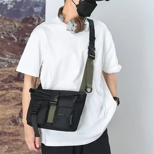 Outdoor Travel Shoulder Bag – Lightweight, Compact & Multi-Compartment Crossbody